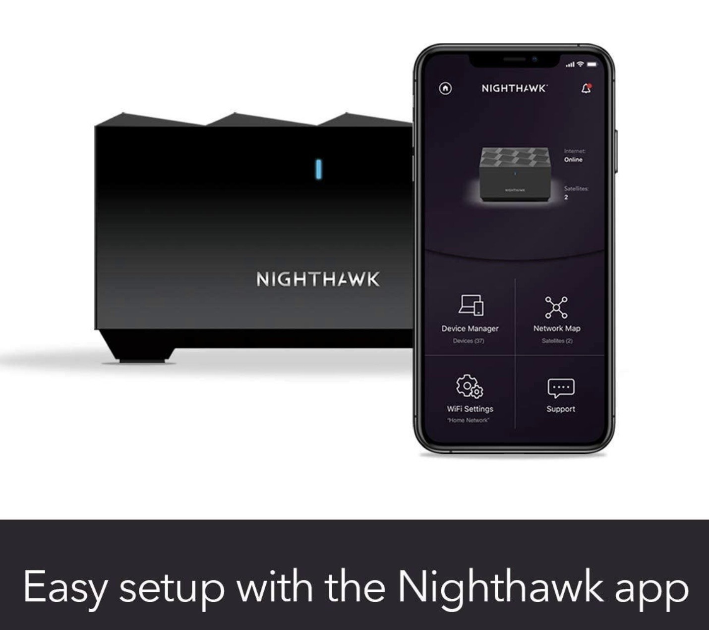 Nighthawk App Login and Setup